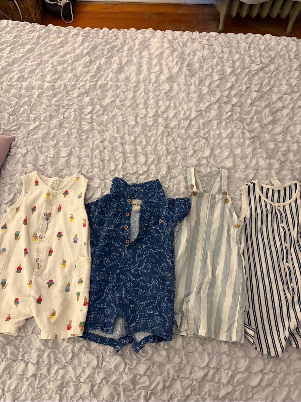 Baby boy summer romper bundle